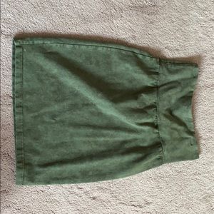 Aritzia green skirt